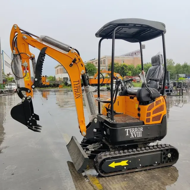 TYPHON TERROR XVIII Mini Excavator – 4000lbs Digger with 0.03 cbm Bucket