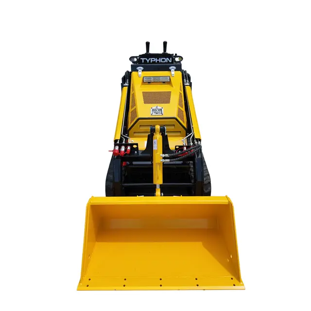 Typhon Stomp V900 Mini Track Loader  Kubota D1105 25HP Diesel  Stand-On Skid Steer Dual Aux Hydraulics  EPA Stage V