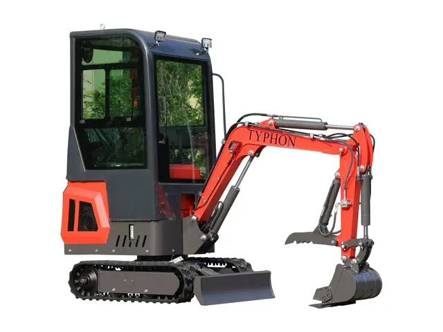 TYPHON TERROR ONE Mini Excavator – 1.1 Ton 13.5hp B&S Engine