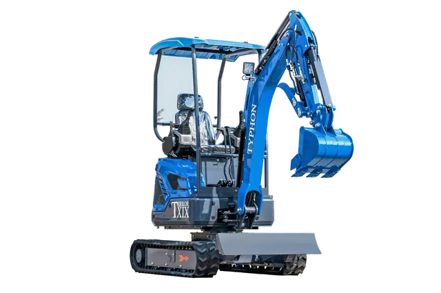 New TYPHON TERROR XIX STORM Mini Excavator 4000lbs 20.4hp Kubota D902 engine  Trench Digger with Boom Swing, Canopy, Retractable Tracks